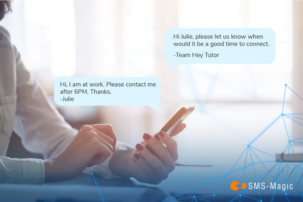 Talk via message Talk via message