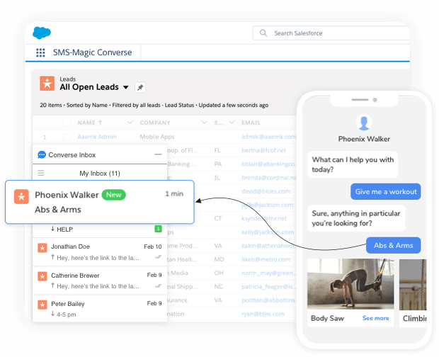 Communicate in Sync with your CRM sms-magic